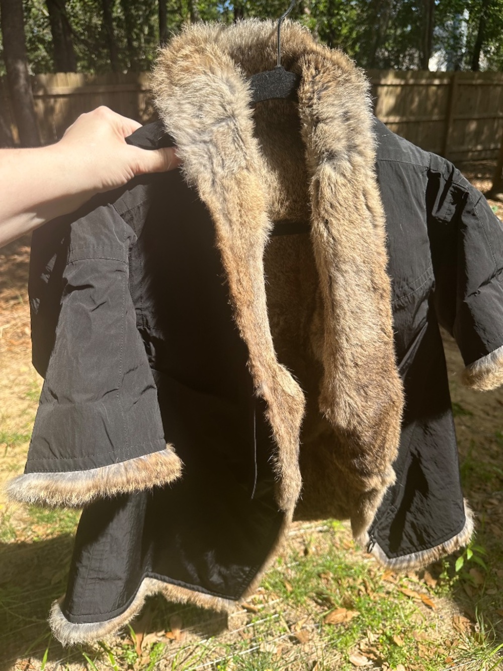 KaufmanFranco Rabbit-Lined Bolero For In-Between Seasons